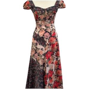 Free People Floral Maxi Romantic Statement Gown